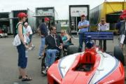 Everyone likes to look inside the racecars